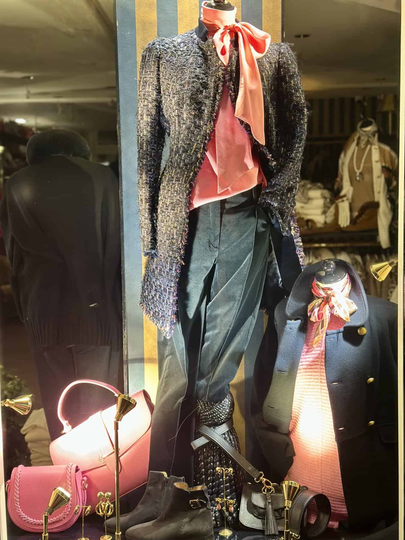 Blazer Marine Lang Chanelstof