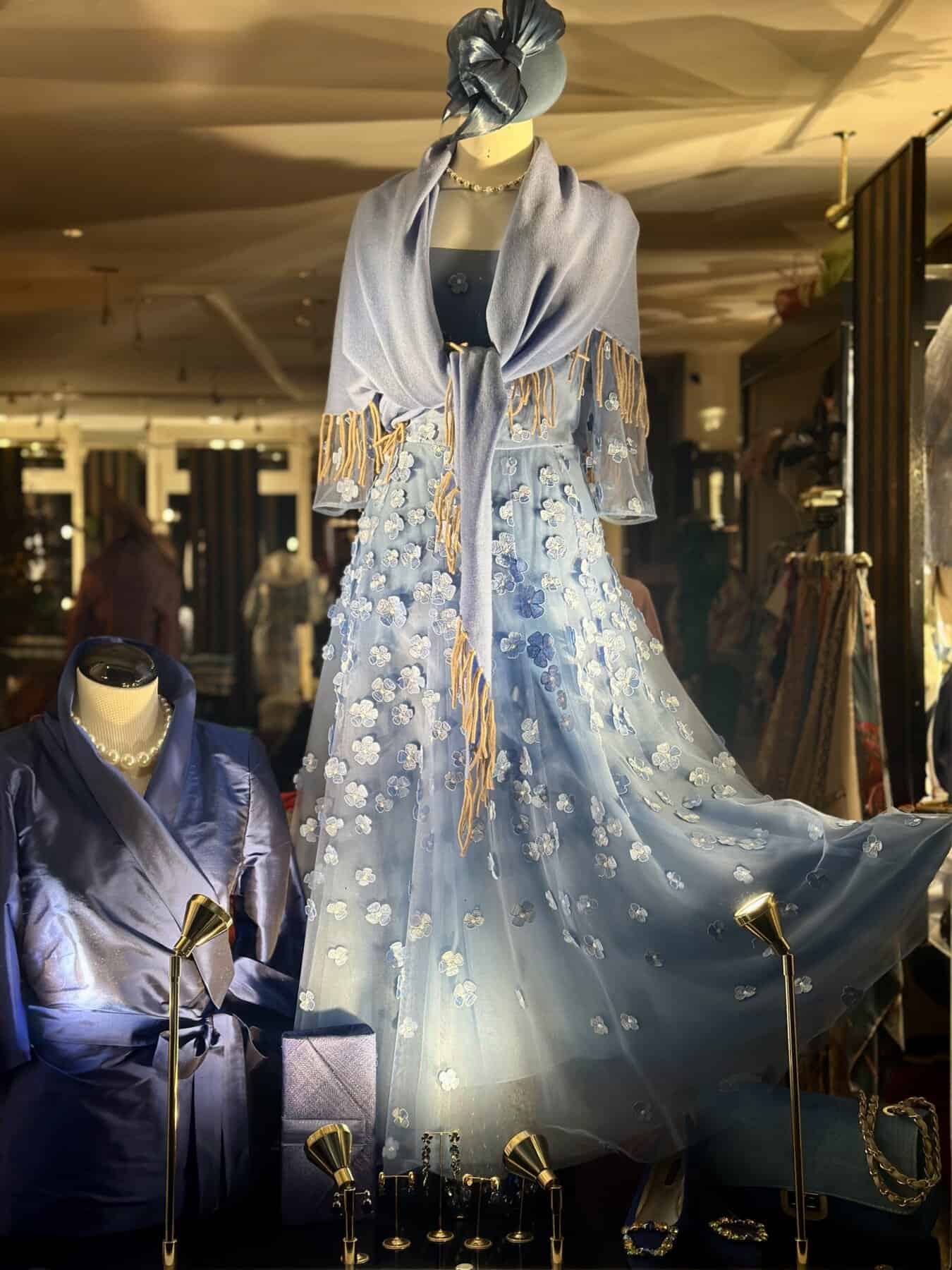 Bleu Japon Met Cape avondjapon bleu