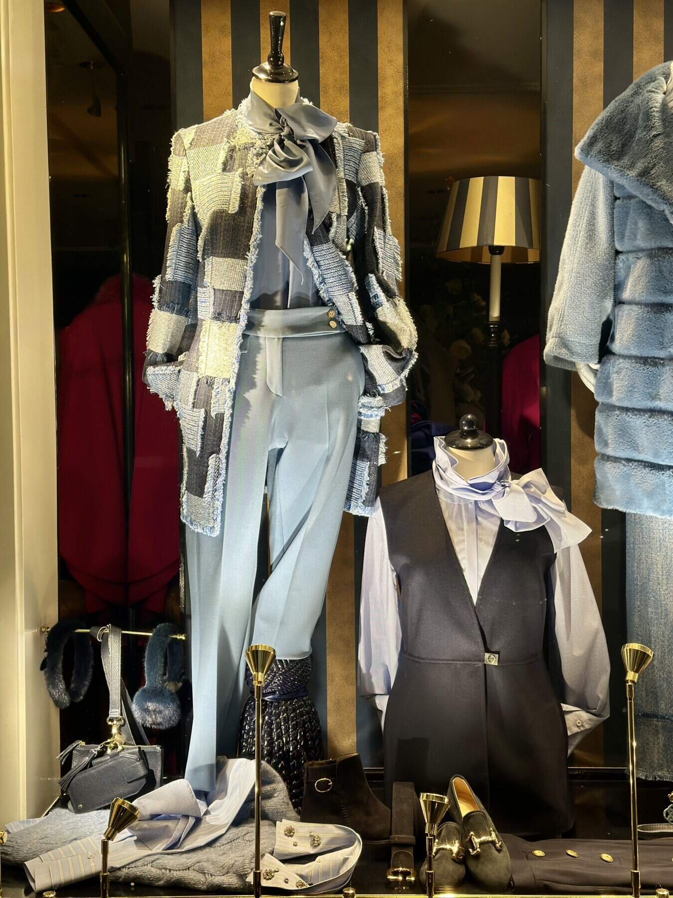 Bleu Seductive Pantalon